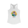 SOY DE AQUÍ Women's Ideal Racerback Tank Tank Top Printify S Solid White 