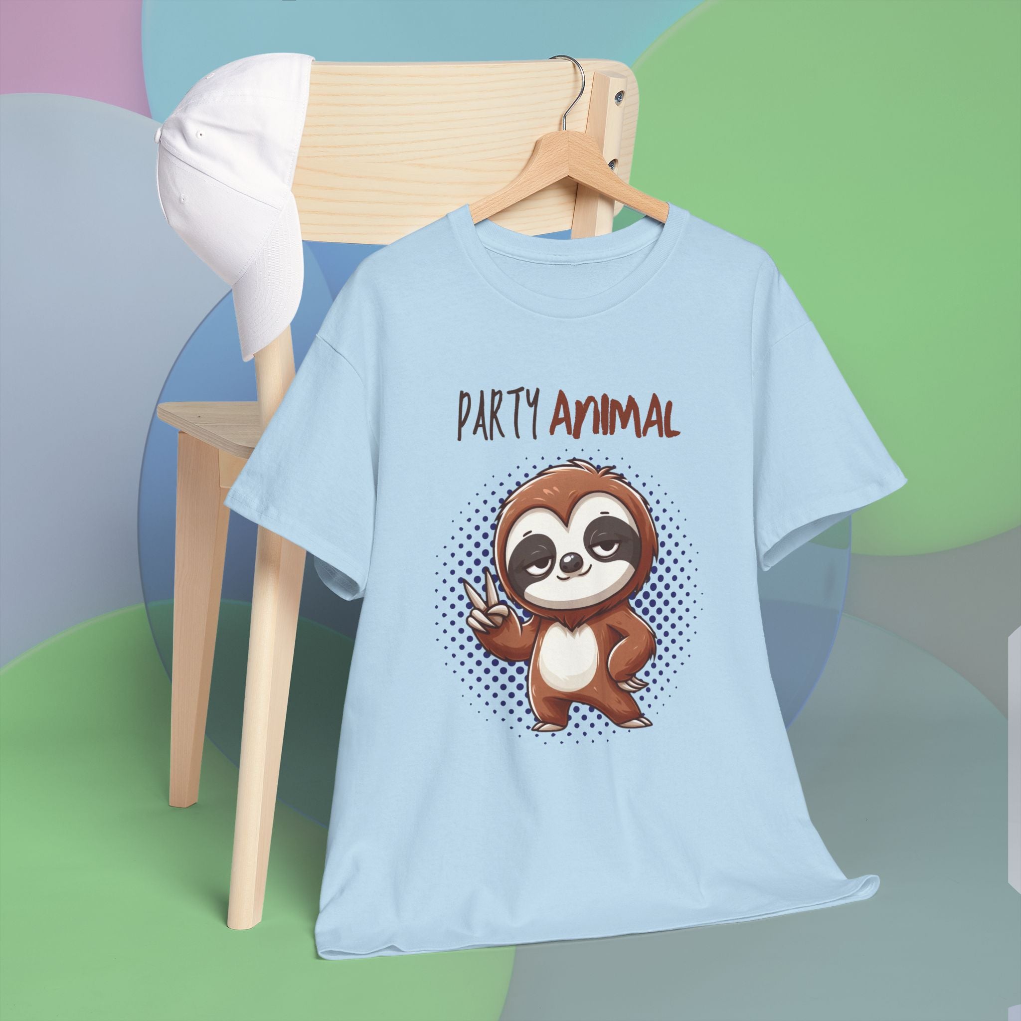 PARTY ANIIMAL Camiseta unisex de algodón pesado