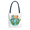 EARTH Tote Bag (AOP) Tote Bag Printify 13" × 13'' Navy 