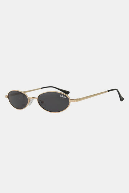 Nicole Lee USA Metal Frame Finley Oval Sunglasses - NeoKira Unlimited