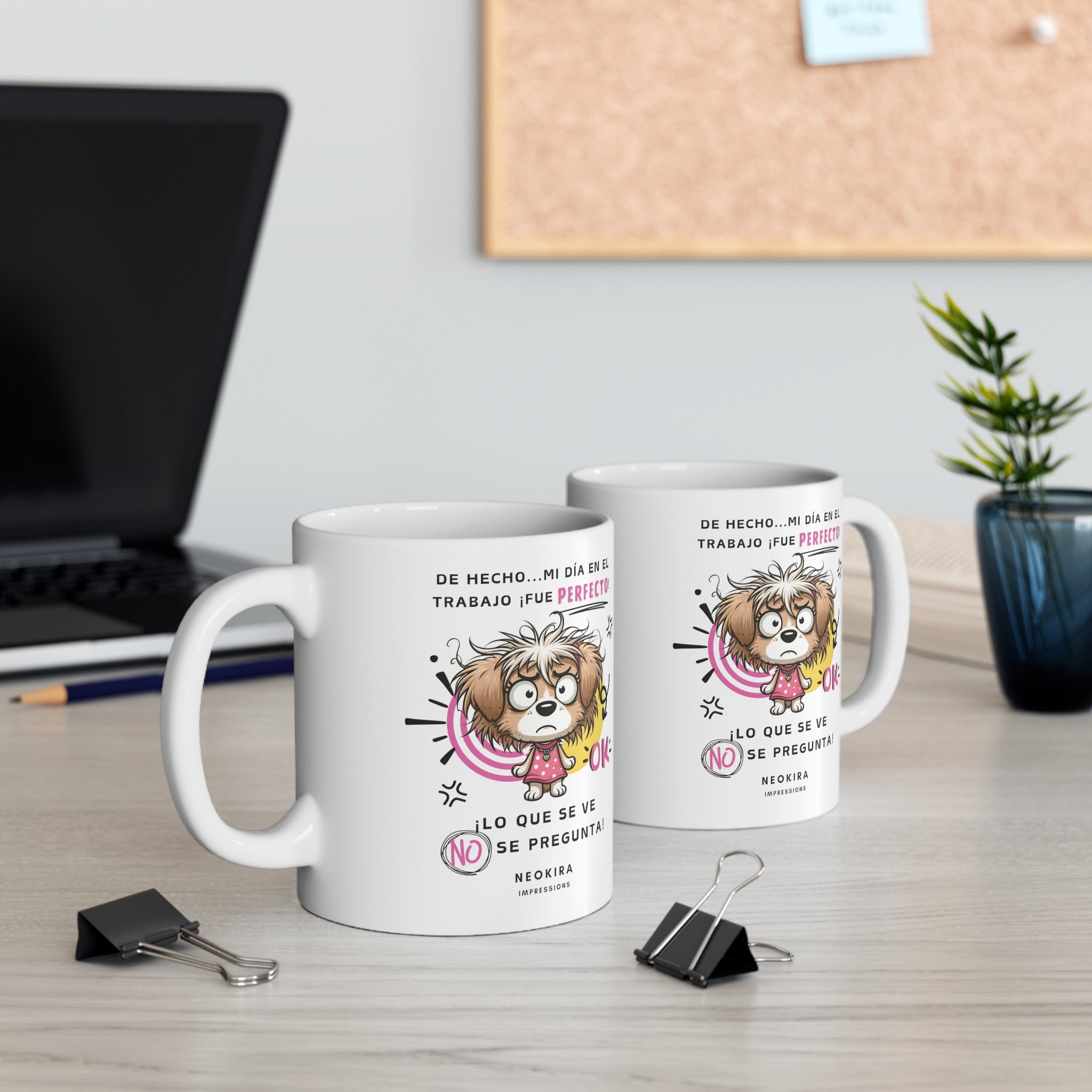 LO QUE SE VE NO SE PREGUNTA Ceramic Mug 11oz 11oz Mug Printify   