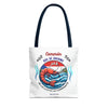 CAMARON QUE SE DUERME Tote Bag Tote Bag Printify 13" × 13'' Navy 