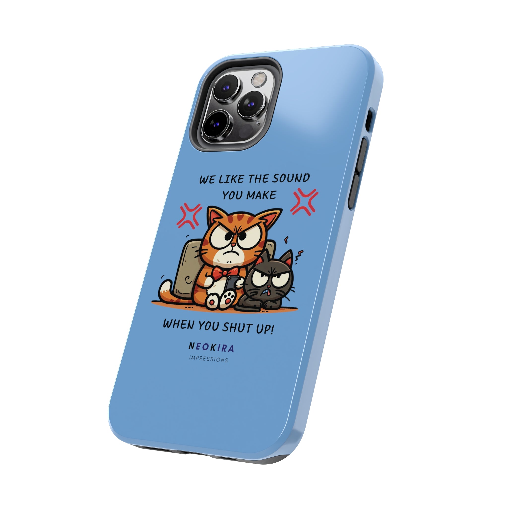 THE SOUND YOU MAKE (BLUE) Tough Phone Cases Phone Case Printify   