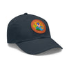 SOY DE AQUI Dad Hat with Leather Patch (Round) Caps Printify   