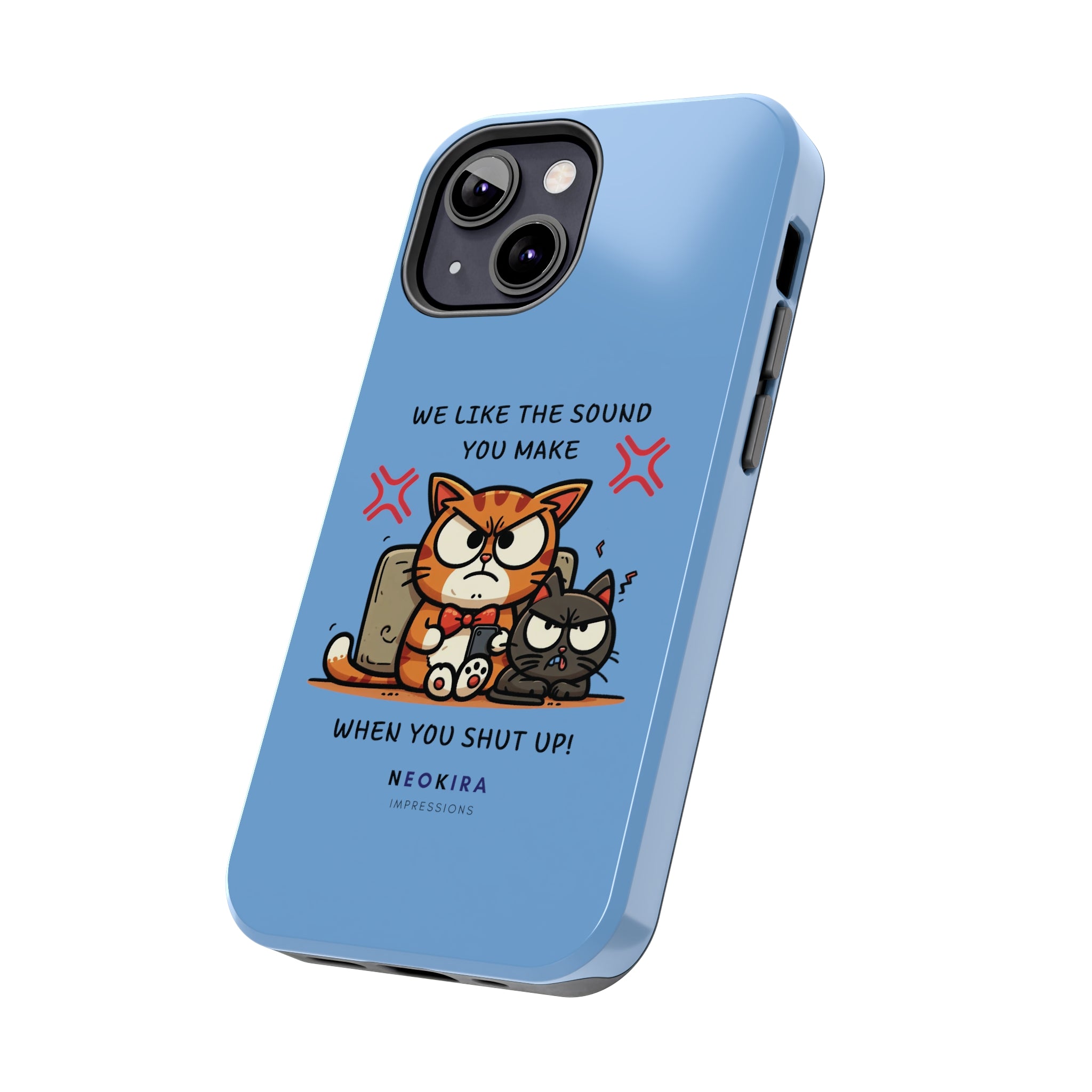 THE SOUND YOU MAKE (BLUE) Tough Phone Cases Phone Case Printify   