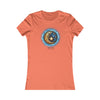 MOON AND STARS Women's Favorite Tee T-Shirt Printify S Coral 