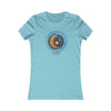 MOON AND STARS Women's Favorite Tee T-Shirt Printify S Turquoise 