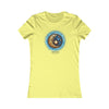 MOON AND STARS Women's Favorite Tee T-Shirt Printify S Yellow 