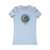 MOON AND STARS Women's Favorite Tee T-Shirt Printify S Baby Blue 