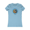 MOON AND STARS Women's Favorite Tee T-Shirt Printify S Ocean Blue 