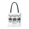 TAKING SNAPS IS MY JAM Tote Bag Tote Bag Printify   