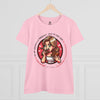 EL CHOCOLATE ES LA SOLUCION Women's Midweight Cotton Tee T-Shirt Printify Light Pink S 