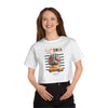 ROAD TRIP... Champion Women's Heritage Cropped T-Shirt Crop Tee Printify   