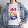 MOVIE NIGHT Unisex Heavy Cotton Tee T-Shirt Printify   