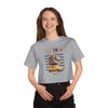 ROAD TRIP... Champion Women's Heritage Cropped T-Shirt Crop Tee Printify   