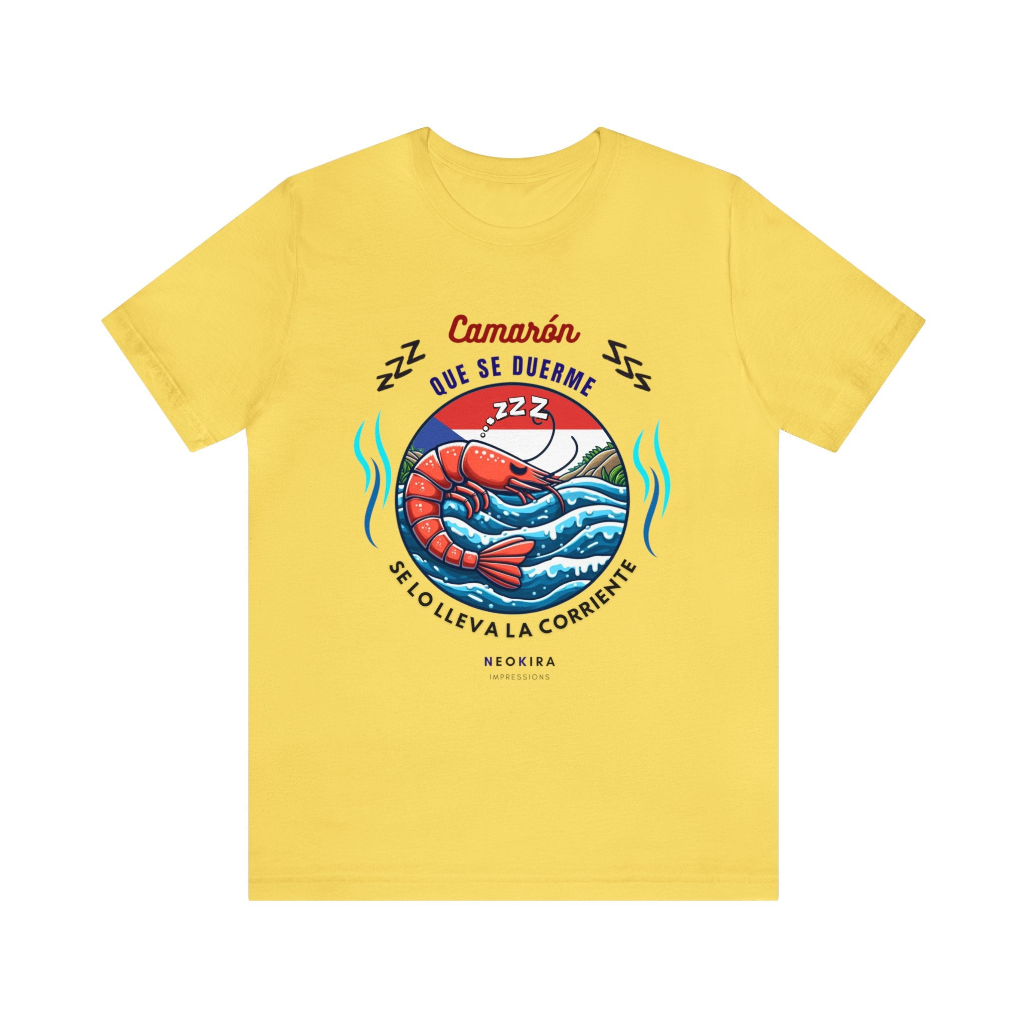 CAMARON QUE SE DUERME...Unisex Jersey Short Sleeve Tee T-Shirt Printify Maize Yellow XS 