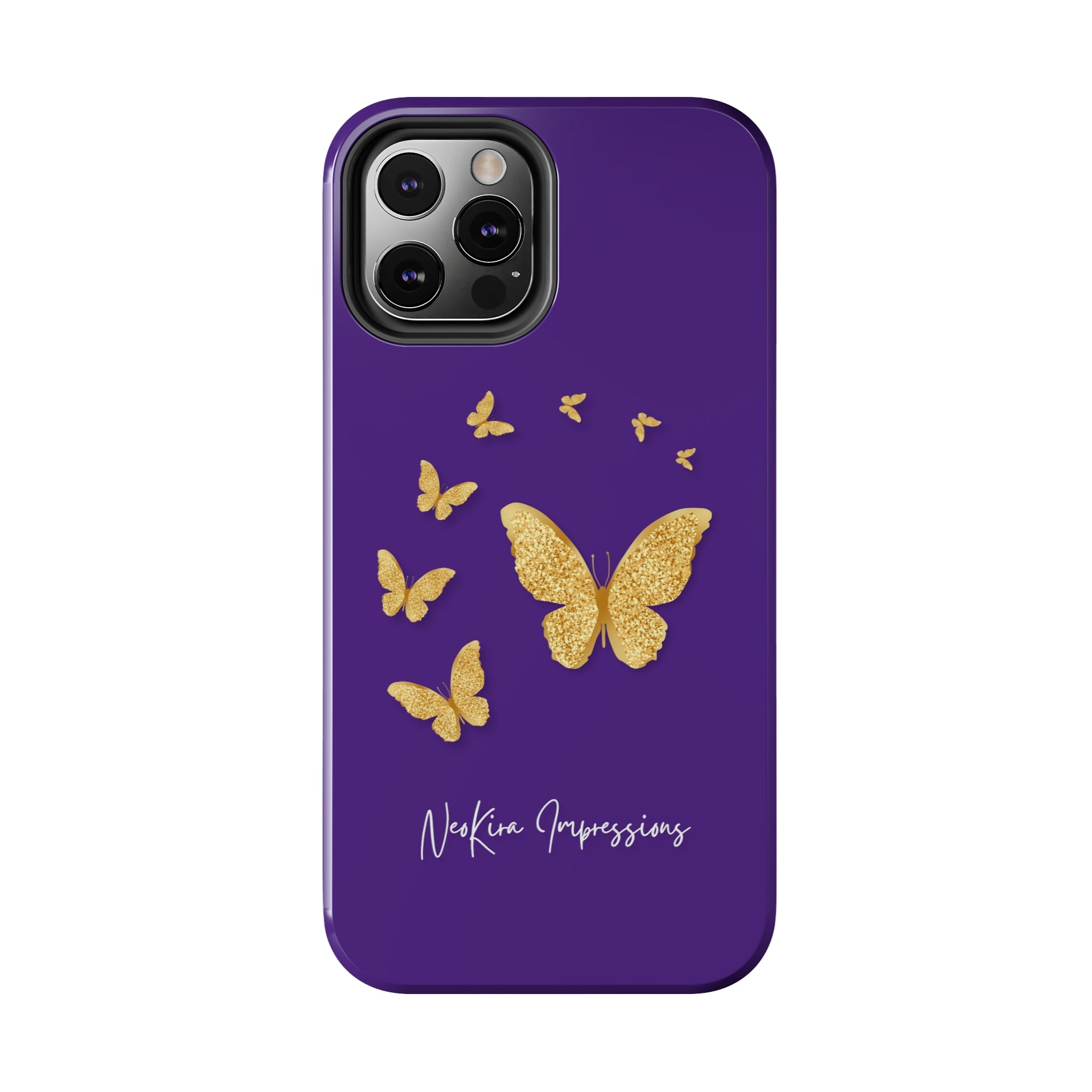 GOLDEN BUTTERFLIES Tough Phone Cases Phone Case Printify   