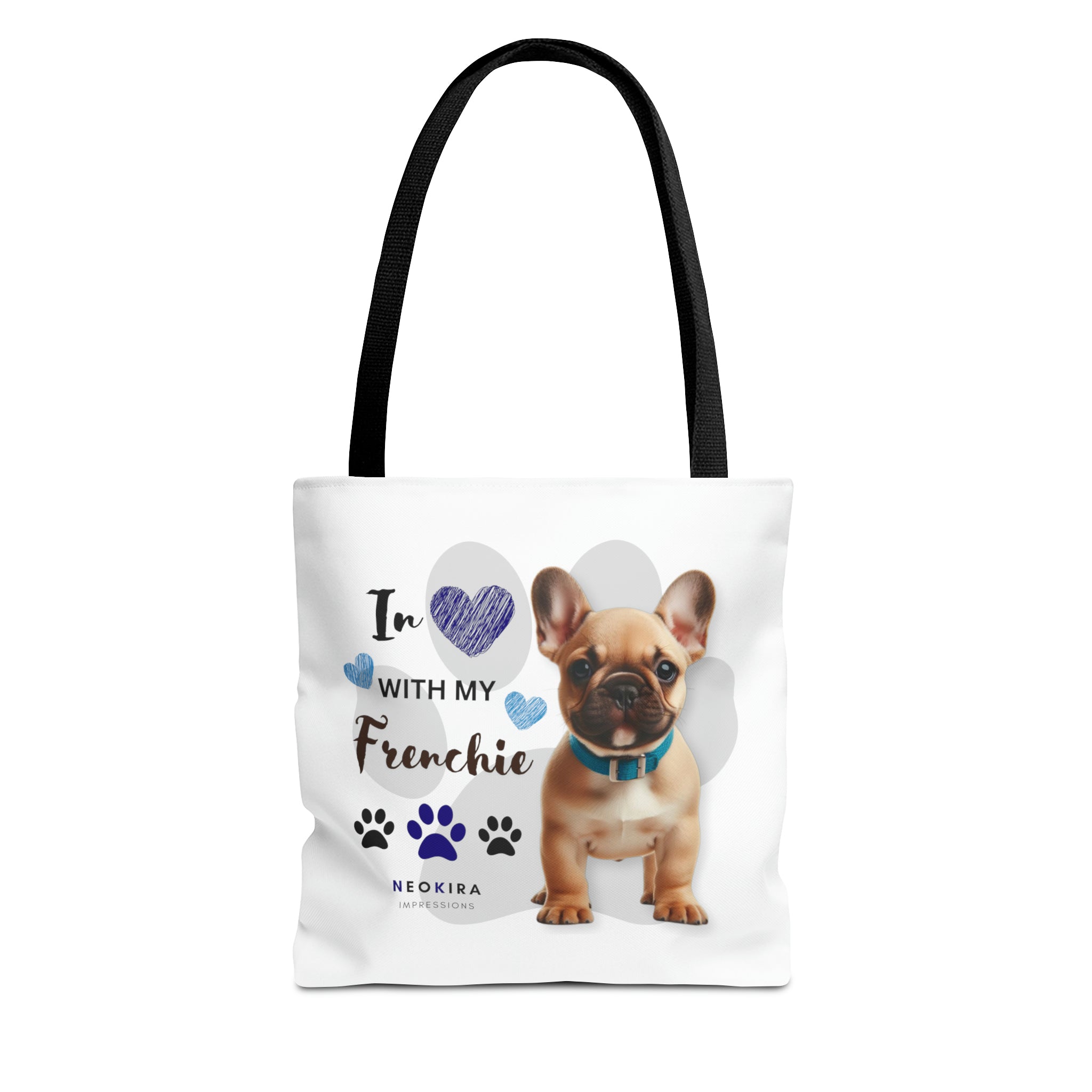 FRENCHIE Tote Bag Tote Bag Printify   