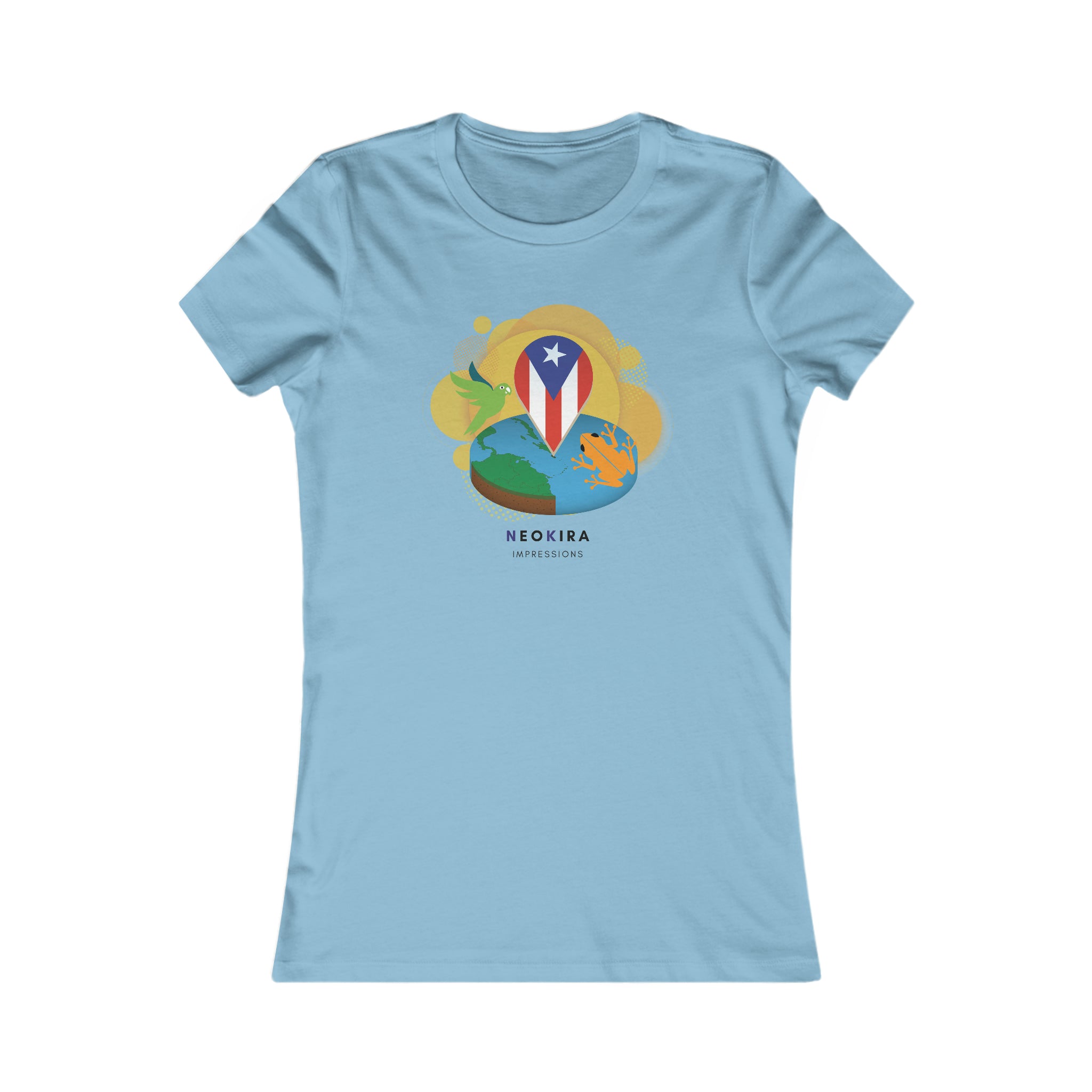 SOY DE AQUI Women's Favorite Tee T-Shirt Printify S Ocean Blue 