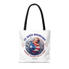 YO SERIA BORINCANA AUNQUE... Tote Bag Tote Bag Printify   