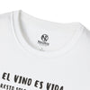 EL VINO ES VIDA Unisex Softstyle T-Shirt T-Shirt Printify   