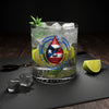 BORICUA DE PURA SANGRE Bar Glass Bar Glass Printify   