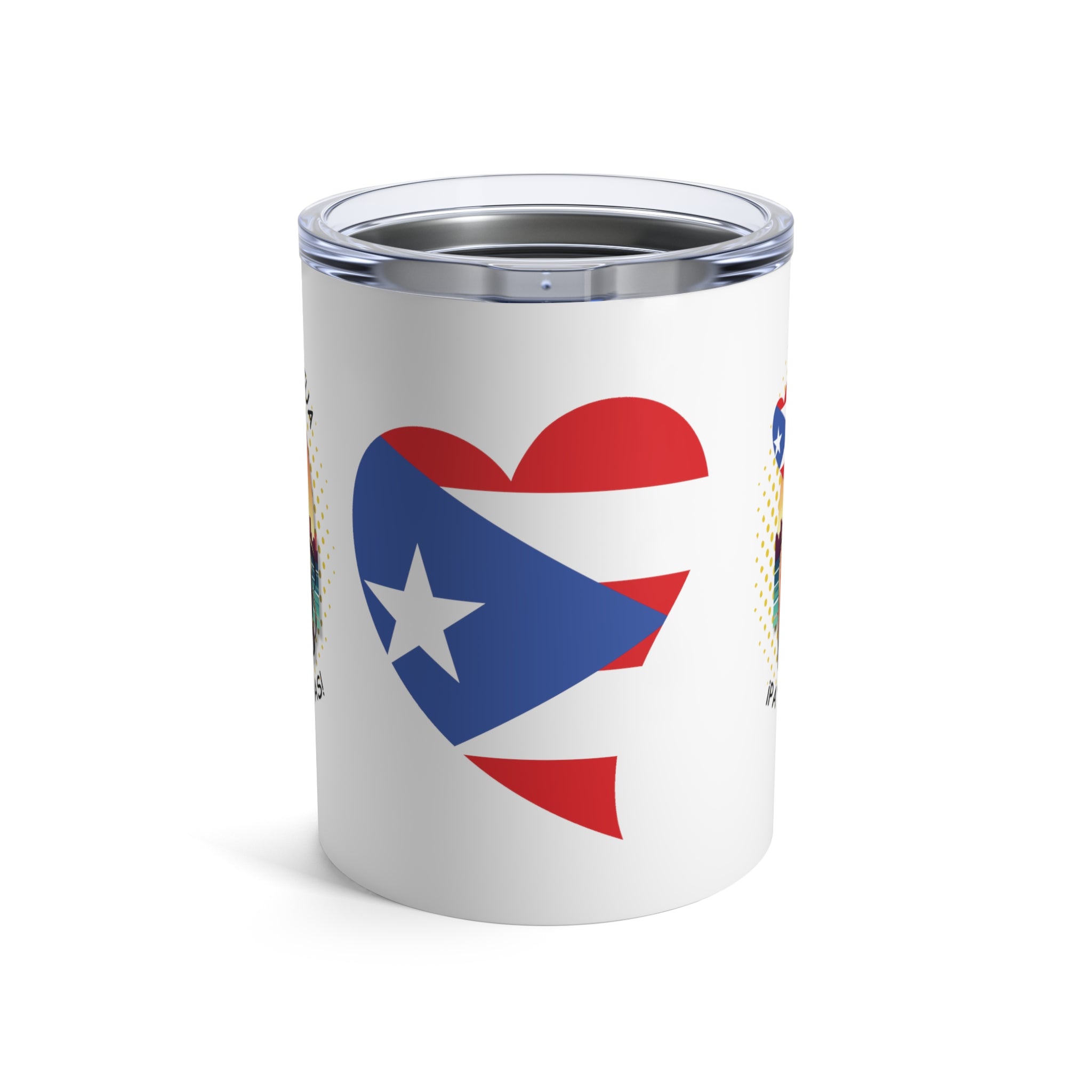 SOY BORICUA PA QUE TU LO SEPAS Tumbler 10oz 10oz Tumbler Printify   