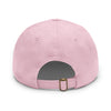 ICE CREAM Dad Hat with Leather Patch (Round) Caps Printify   