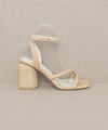 Oasis Society Alaia - Strappy Raffia Heel Sandal Heels Oasis Society   