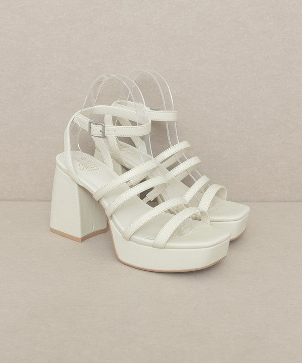 Oasis Society Talia - Strappy platform heel Heels Oasis Society   