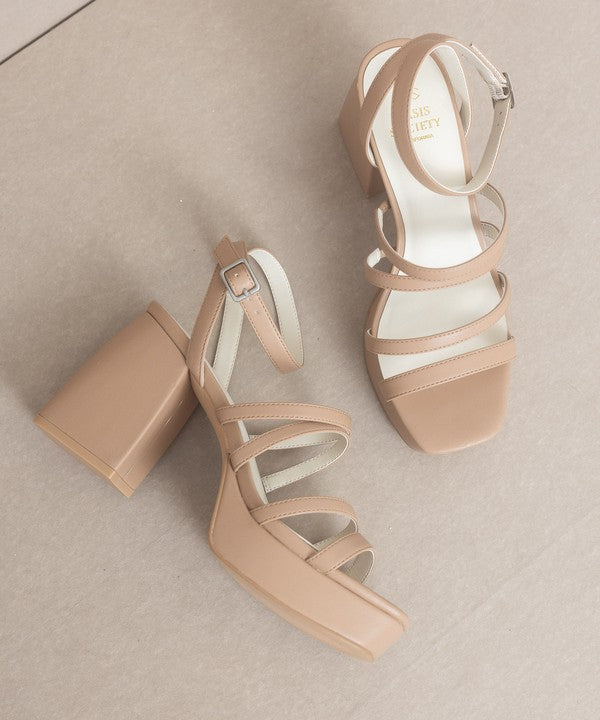 Oasis Society Talia - Strappy platform heel Heels Oasis Society   