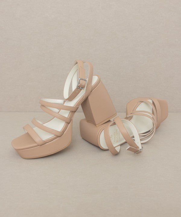 Oasis Society Talia - Strappy platform heel Heels Oasis Society   