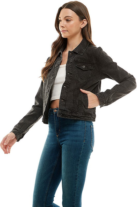 Ladies Casual Denim Jacket - NeoKira Unlimited