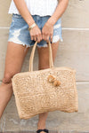 Straw Traveler Tote  Aili's Corner   