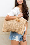 Straw Traveler Tote  Aili's Corner   