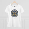 MANDALA Women's Midweight Cotton Tee T-Shirt Printify White S 