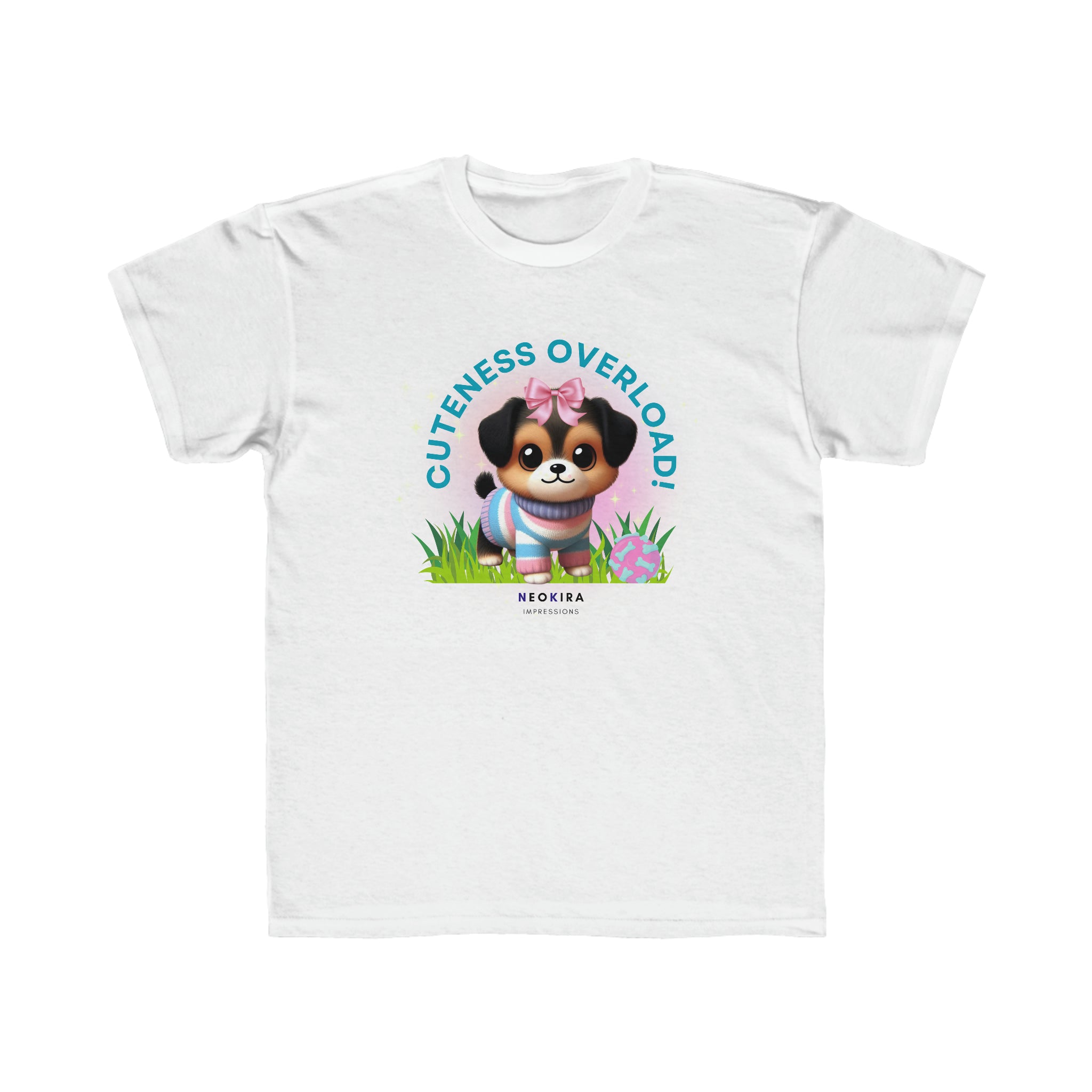 CUTENESS OVERLOAD...Kids Regular Fit Tee Kids clothes Printify White XS 