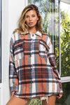 BiBi Textured Shirts With Big Checkered Point Shirt BiBi   