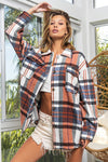 BiBi Textured Shirts With Big Checkered Point Shirt BiBi   