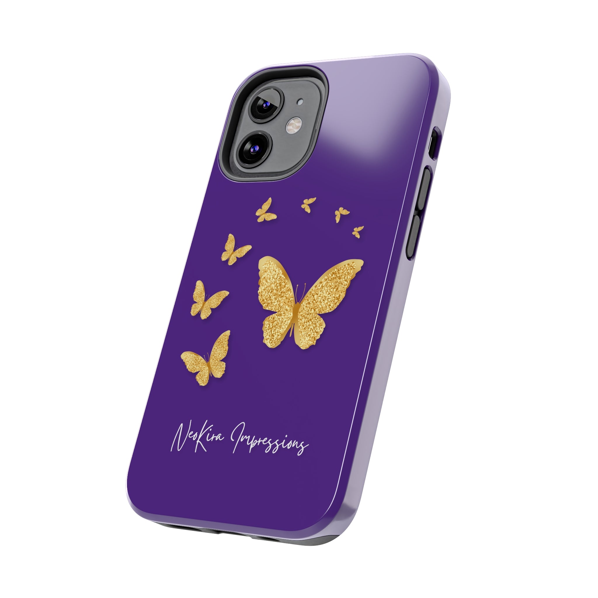 GOLDEN BUTTERFLIES Tough Phone Cases Phone Case Printify   