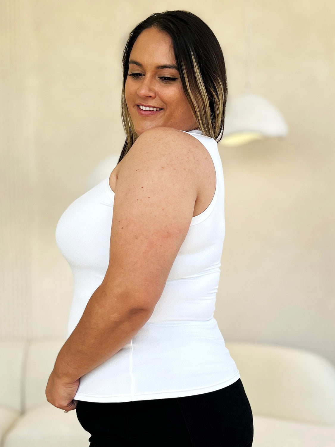 Basic Bae Full Size Round Neck Slim Tank - NeoKira Unlimited