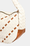 Fame Tassel Detail Weave Semi Circle Bag Handbag Trendsi   