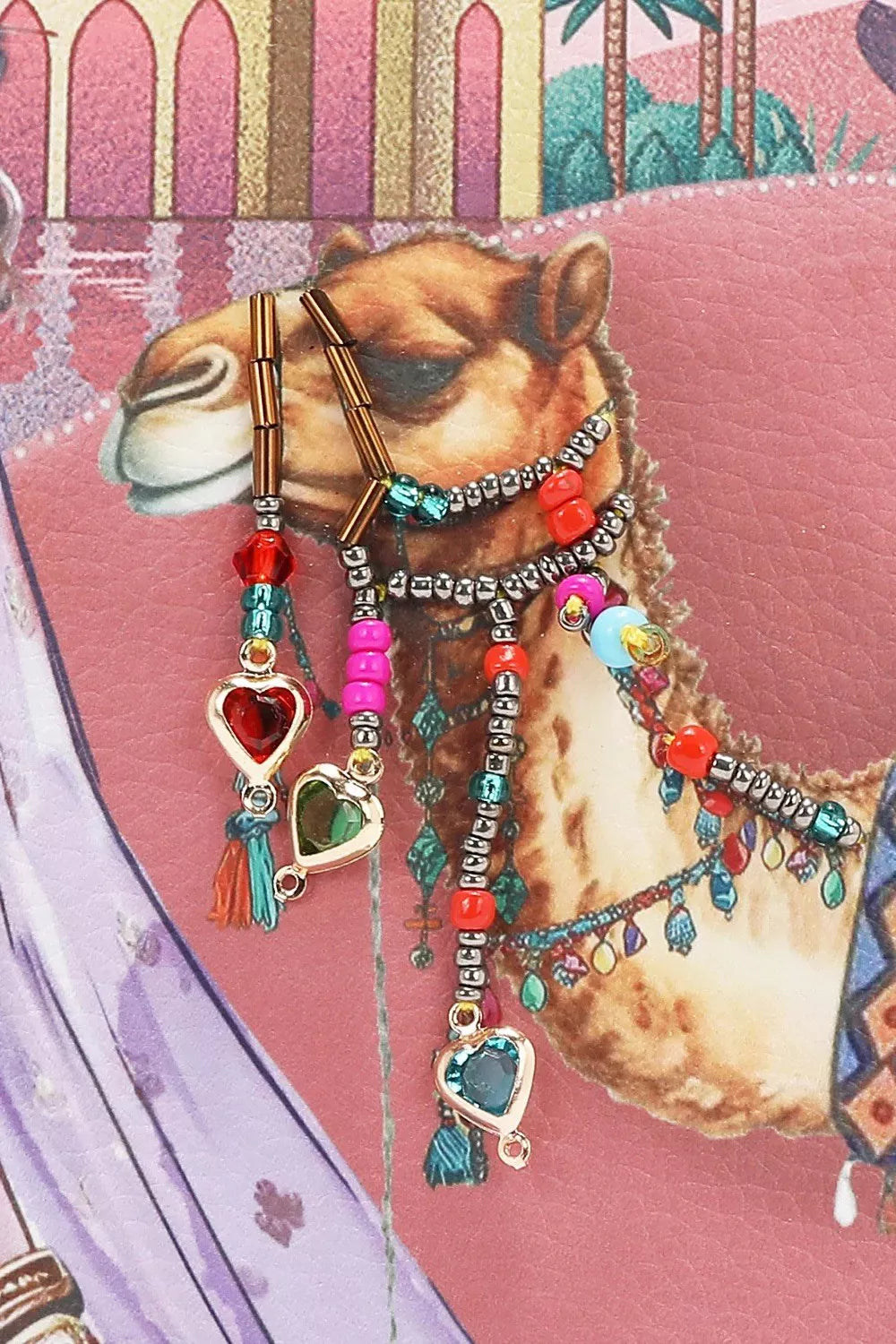 Nicole Lee USA Queen Cleopatra Handbag Statement Boho Glam Bag - NeoKira Unlimited