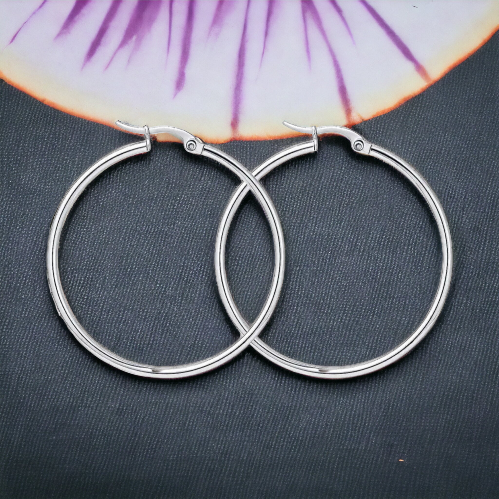 PLAIN AND SIMPLE Hoop Earrings NeoKira Unlimited   