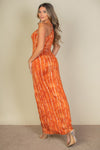 Tie Dye Printed Cami Bodycon Maxi Dress Maxi Dress Capella   