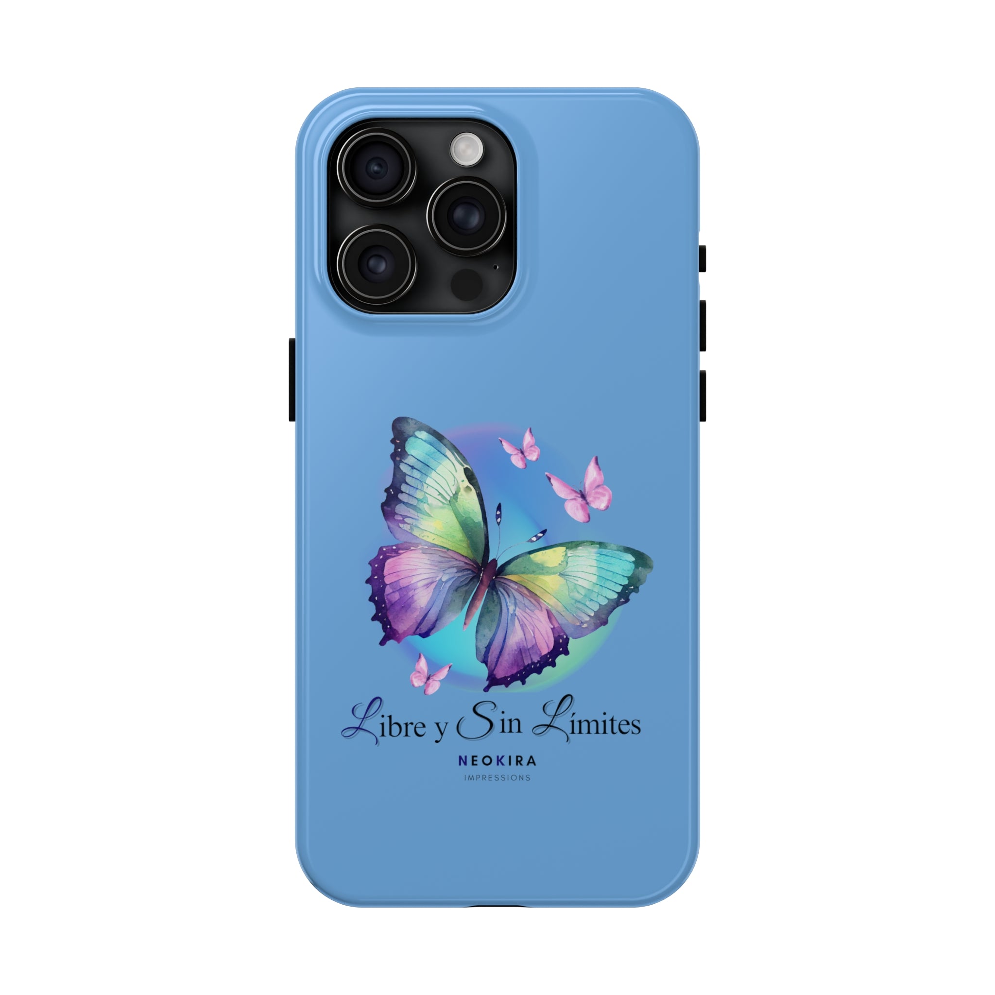 LIBRE Y SIN LIMITES (BLUE) Tough Phone Cases Phone Case Printify   