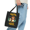 HAKUNAH MATATA BLACK Tote Bag Tote Bag Printify   