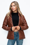 How Dare U Pocketed Zip Up Puffer Jacket with Removable Hood - NeoKira Unlimited