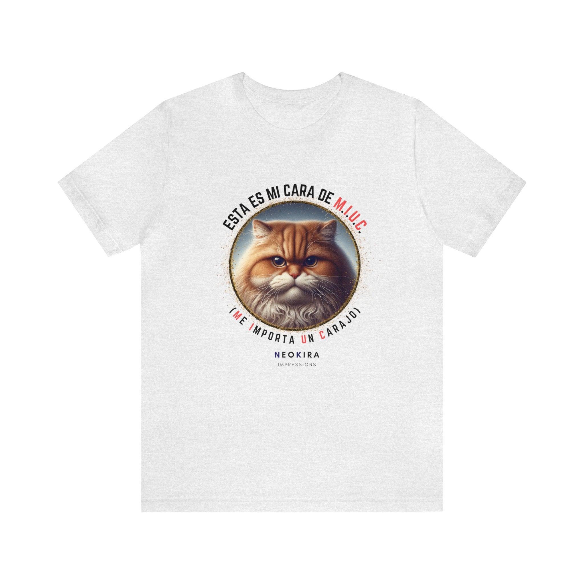 MIUC CAT Unisex Jersey Short Sleeve Tee T-Shirt Printify Ash XS 