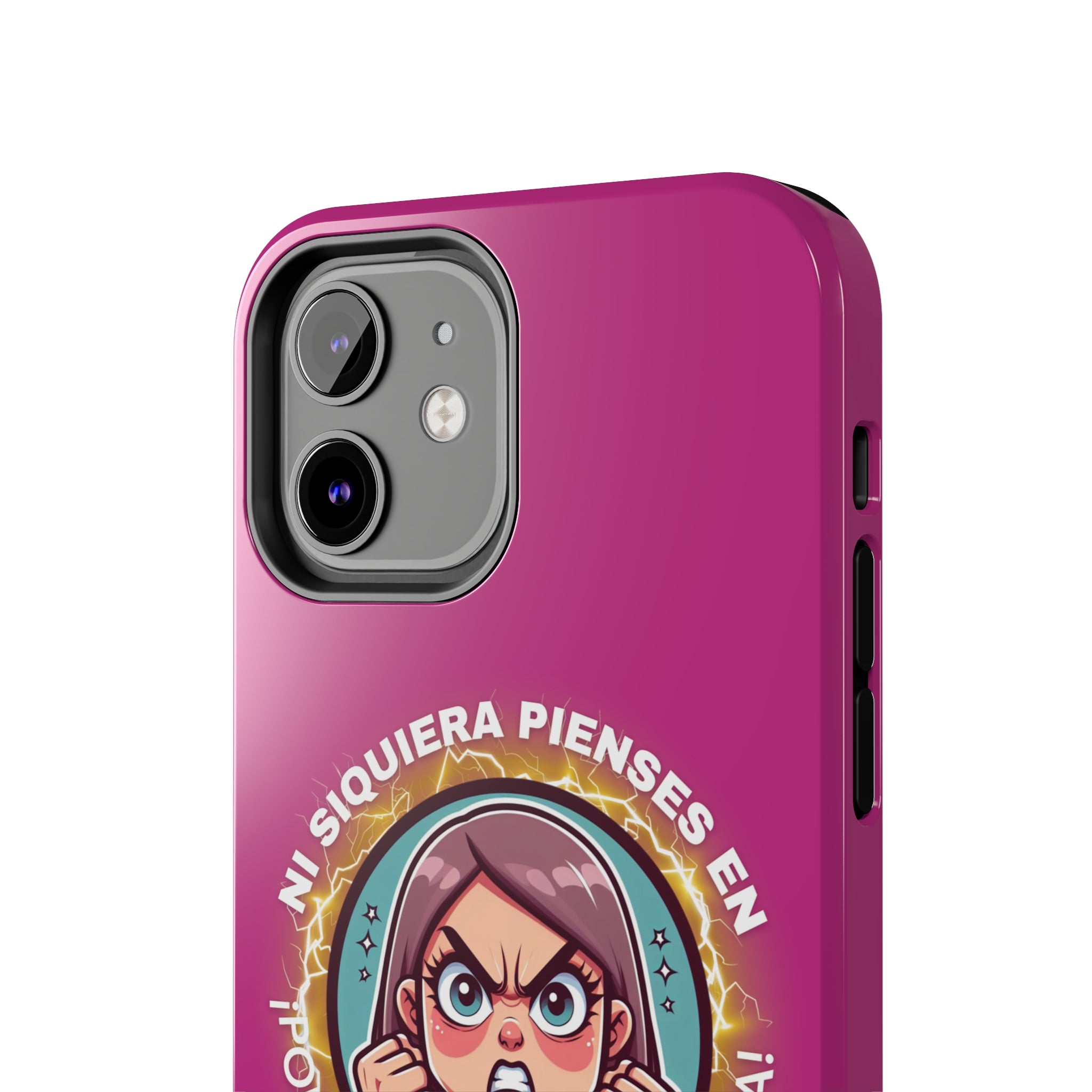 NO PONGAS A PRUEBA MI PACIENCIA (WOMEN PINK) Tough Phone Cases Phone Case Printify   